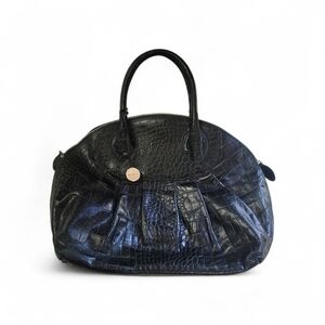 FURLA Emerald Crocodile-Embossed Handbag